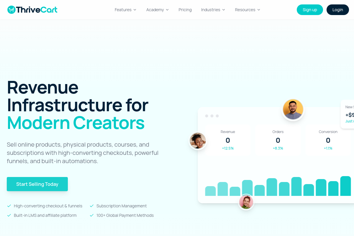 ThriveCart screenshot