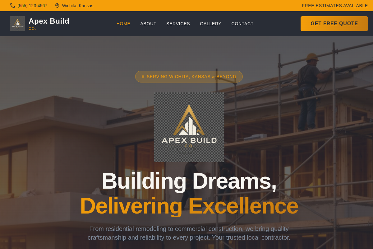 Construction & Concrete concept site preview