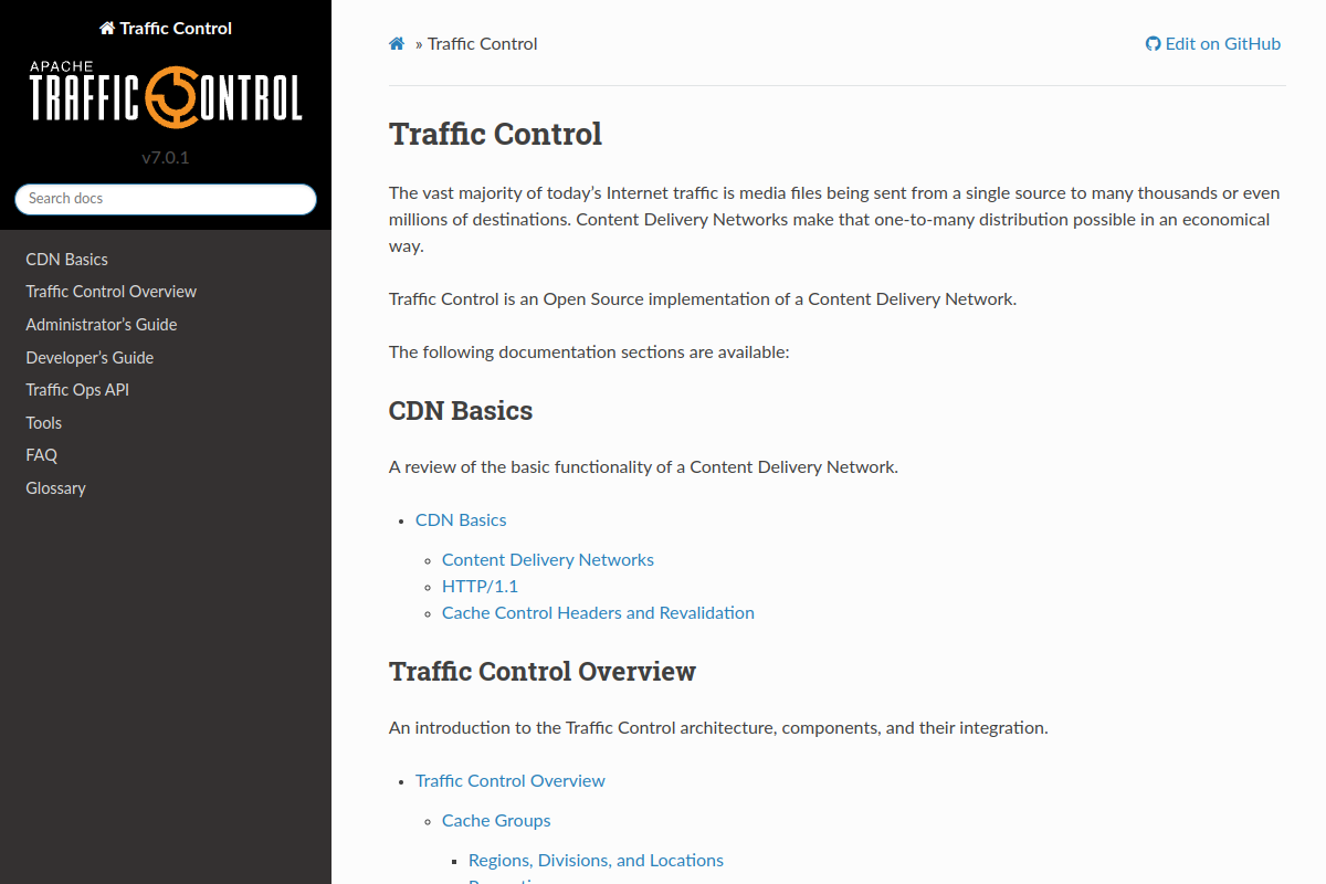 Screenshot of traffic-control-cdn.readthedocs.io