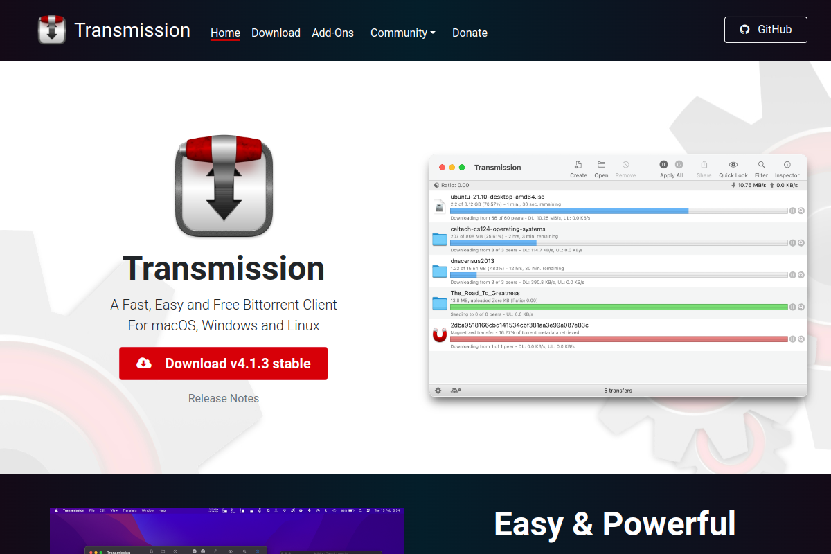 Transmission preview