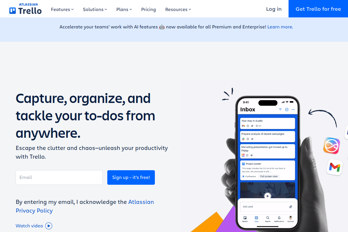 Trello screenshot