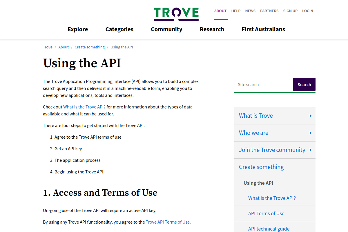 Trove preview