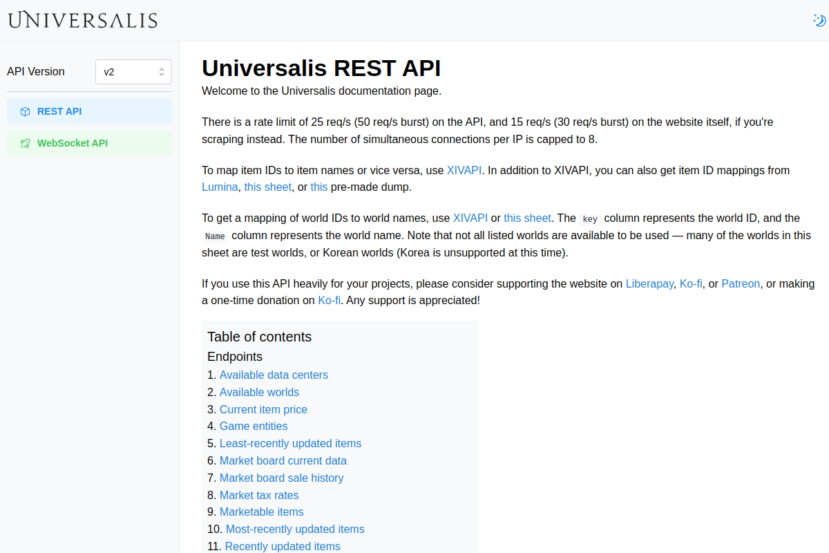 Universalis preview