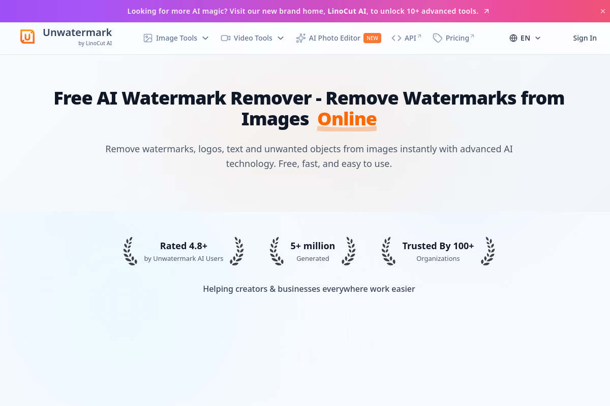 Unwatermark preview