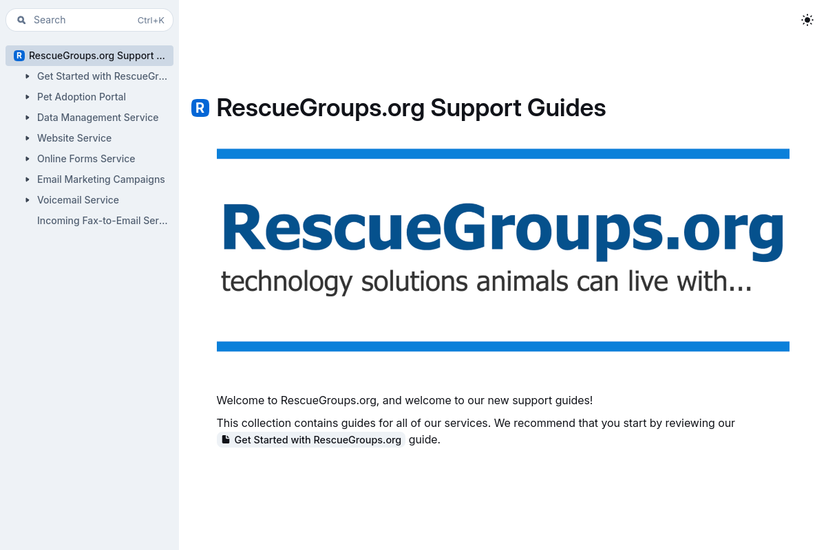 RescueGroups preview