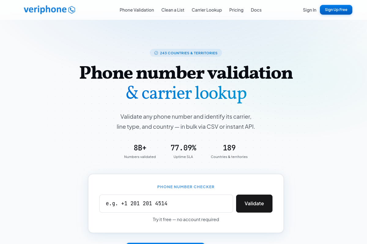 Veriphone preview