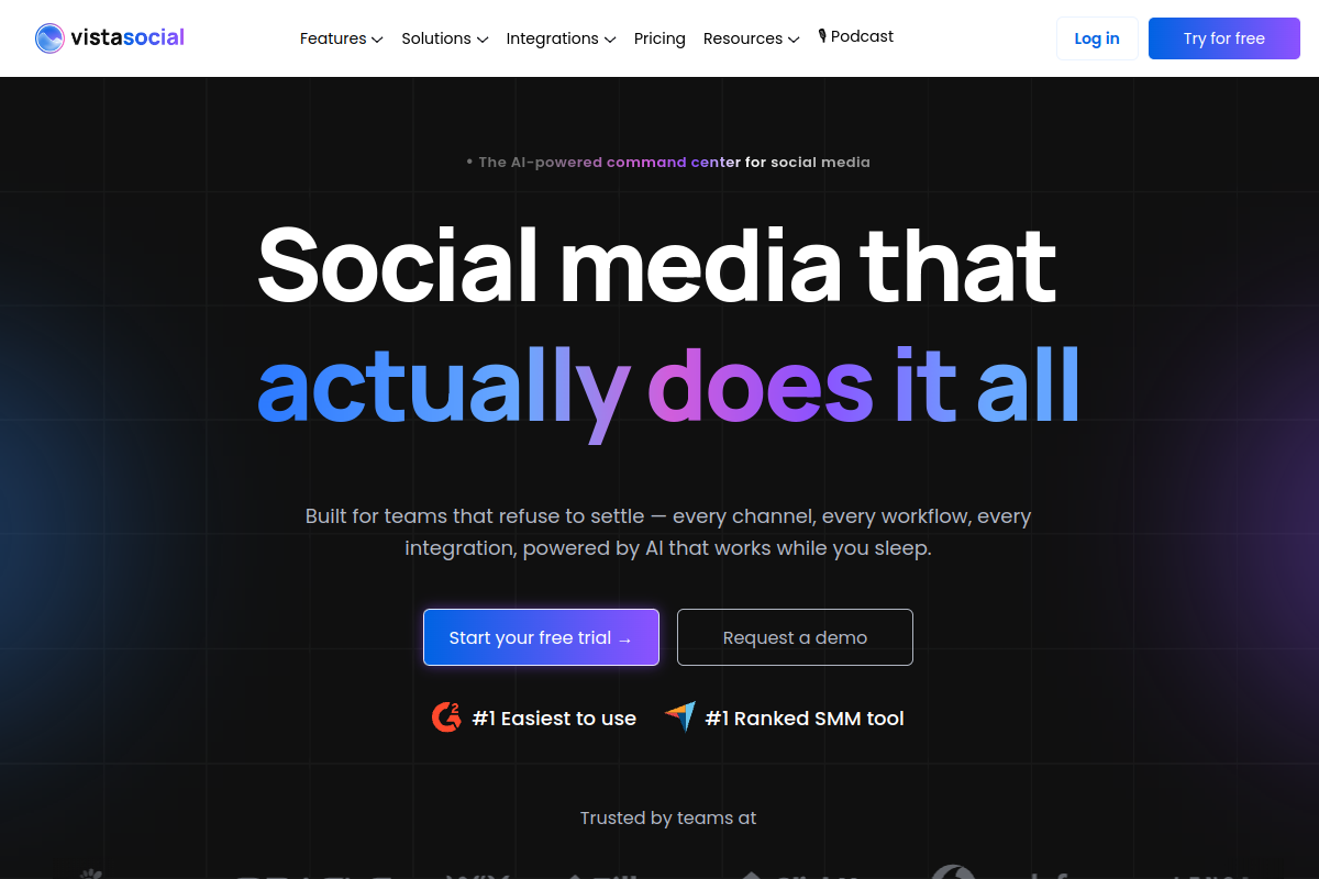 Vista Social screenshot