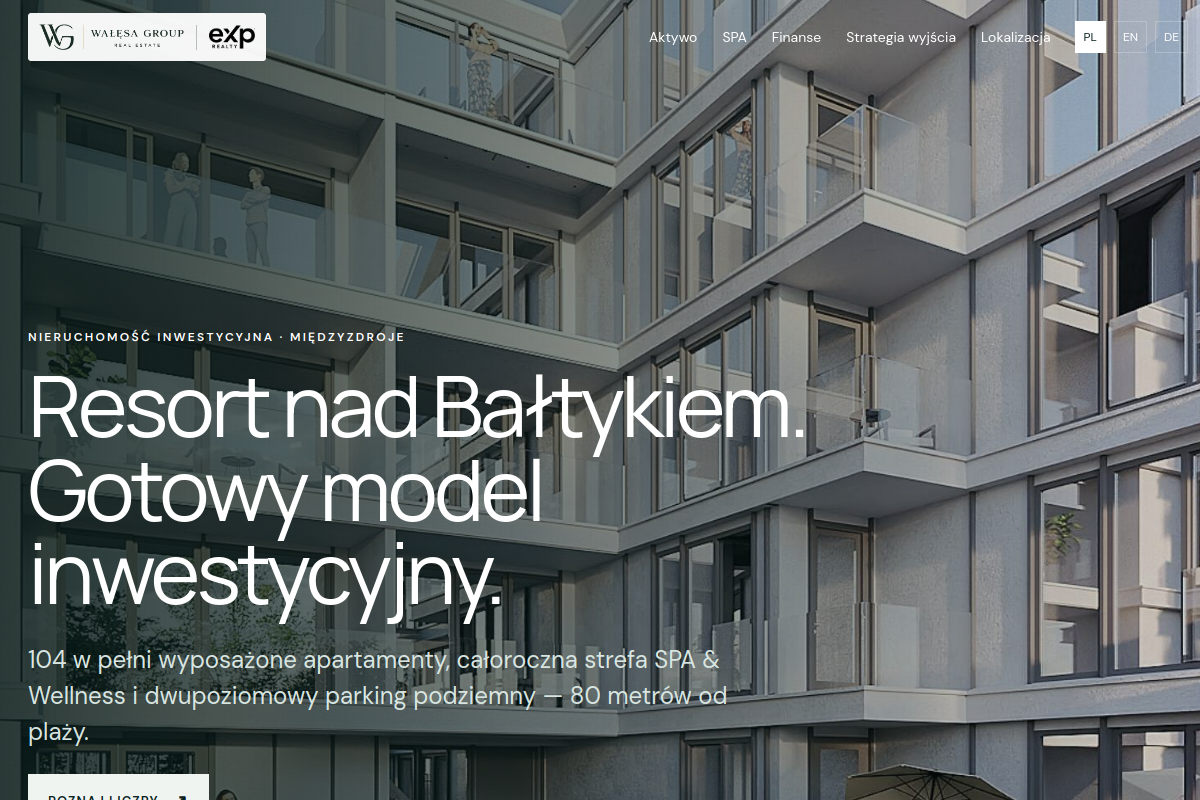 Seaside Resort & SPA website screenshot