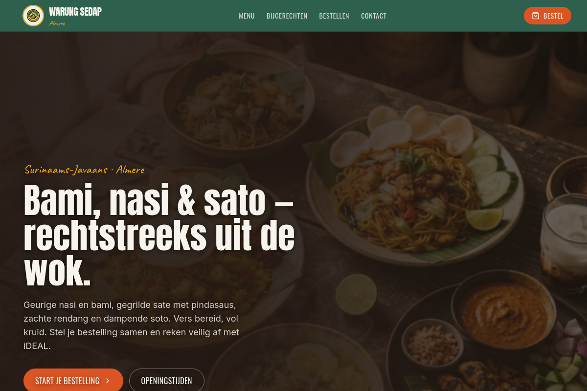 Website Warung Sedap