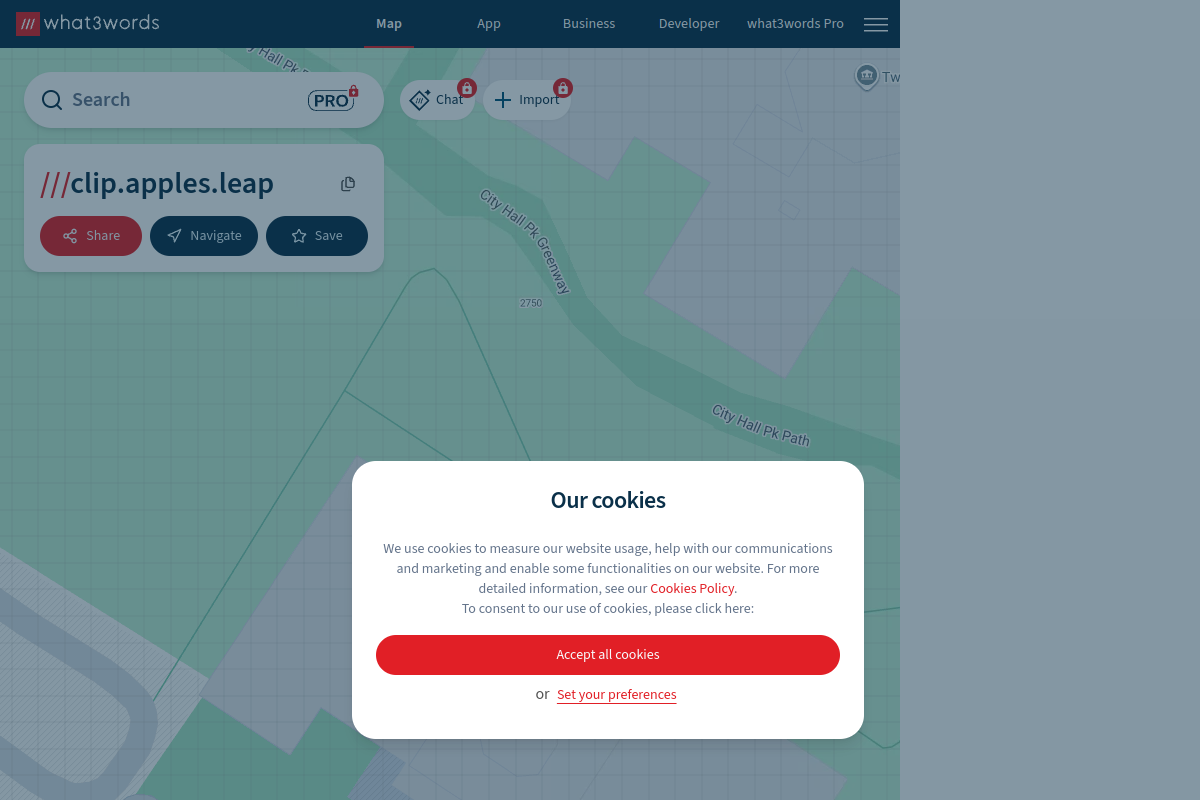 What3Words preview