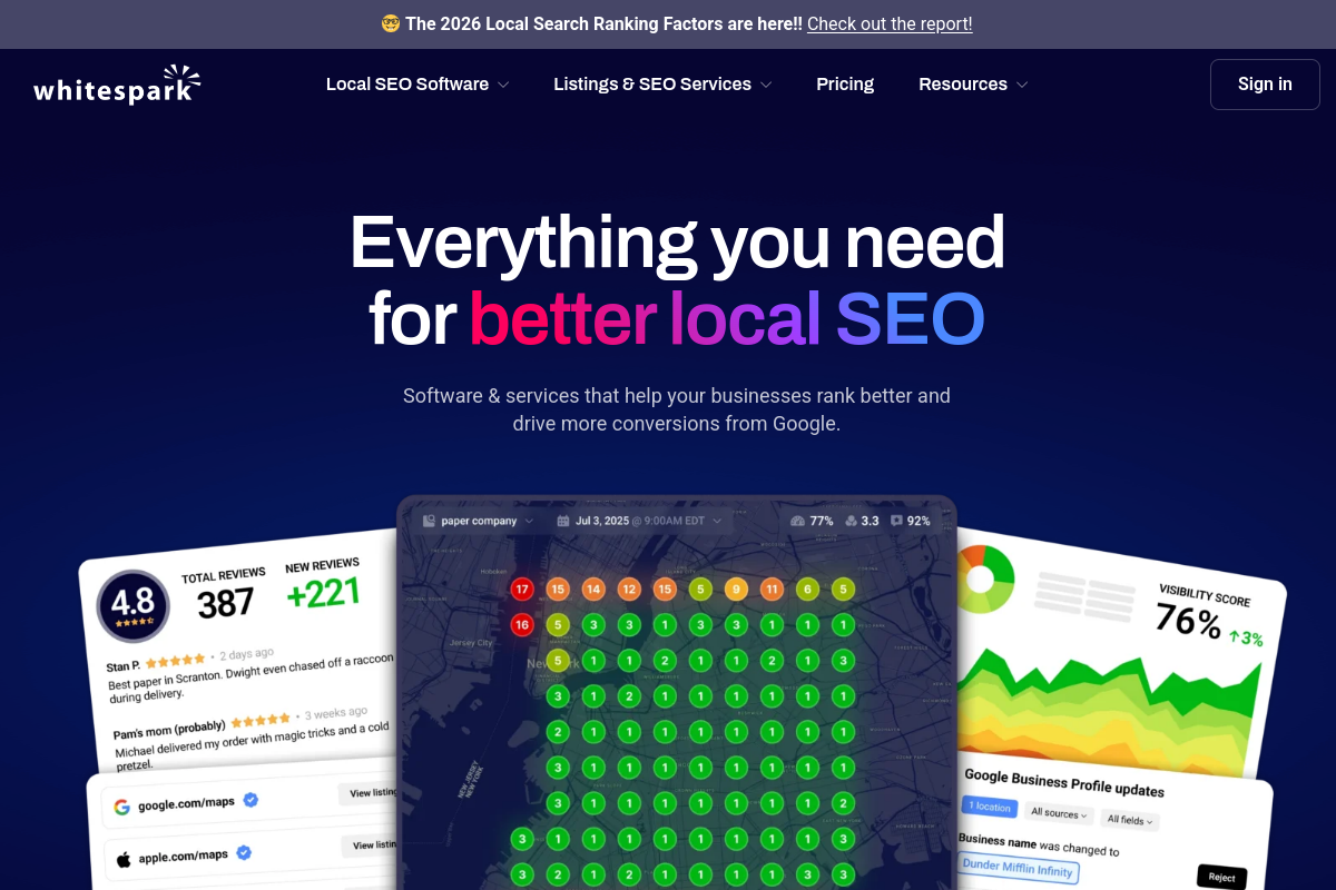 Whitespark screenshot