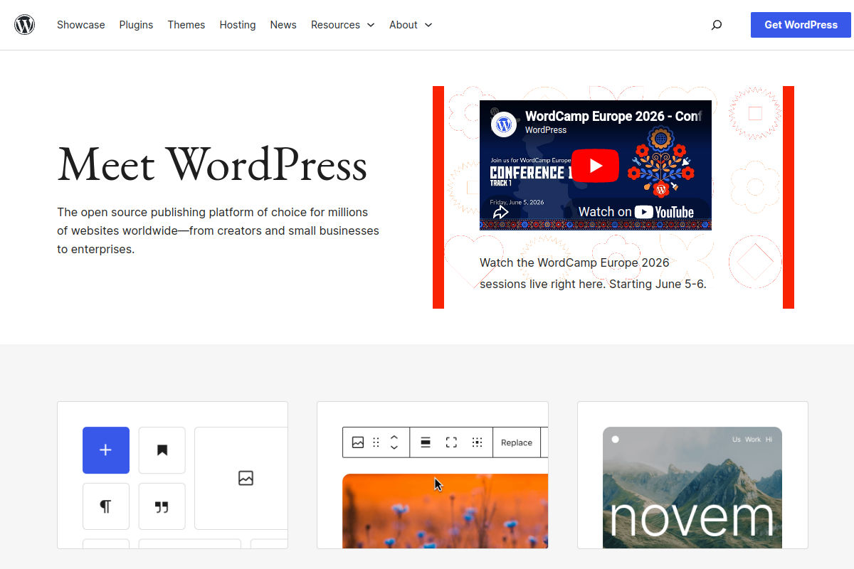 WordPress screenshot