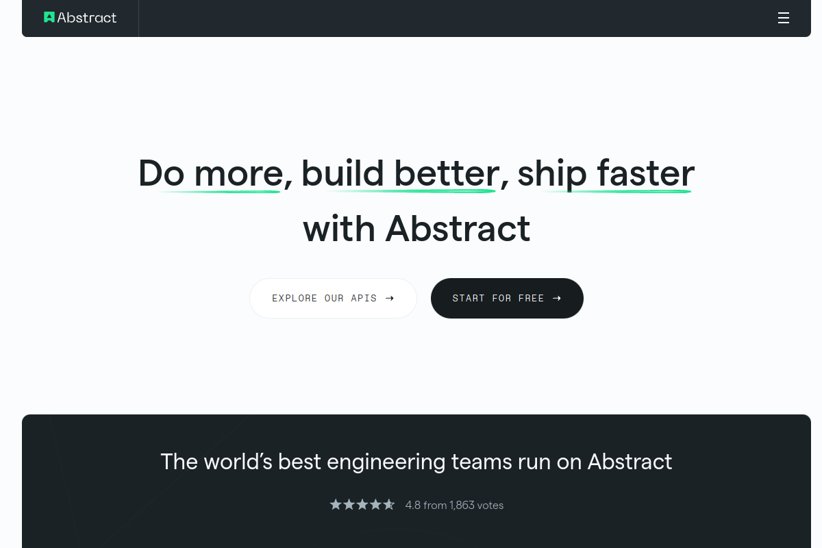 Abstract API Validation preview