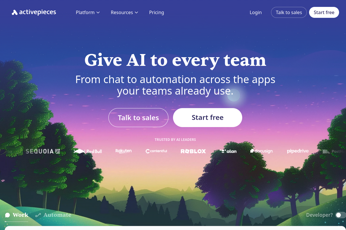 Activepieces screenshot