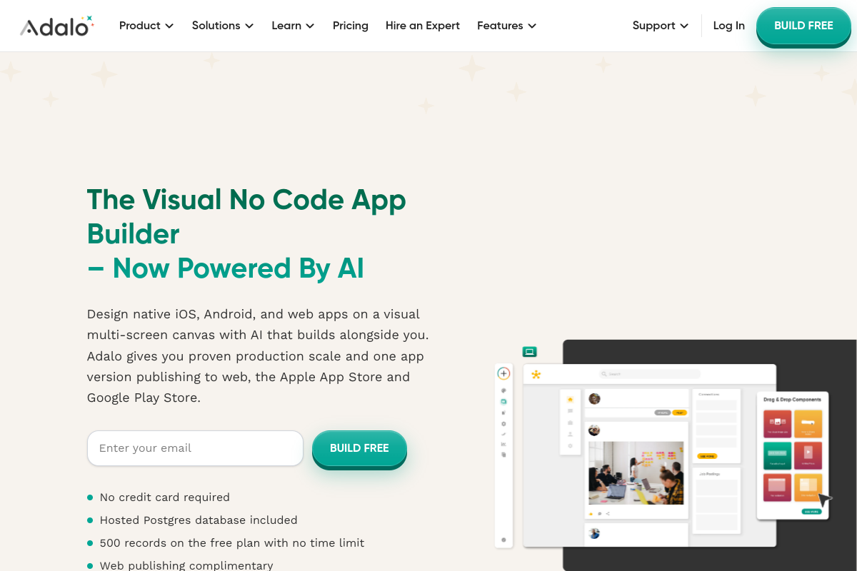Adalo screenshot