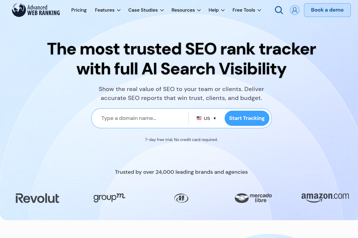 Advanced Web Ranking screenshot