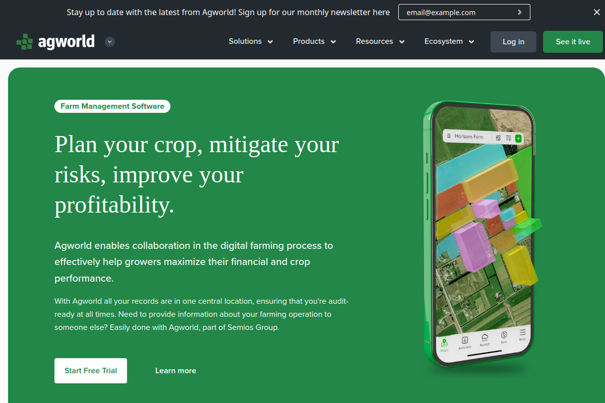 Agworld screenshot