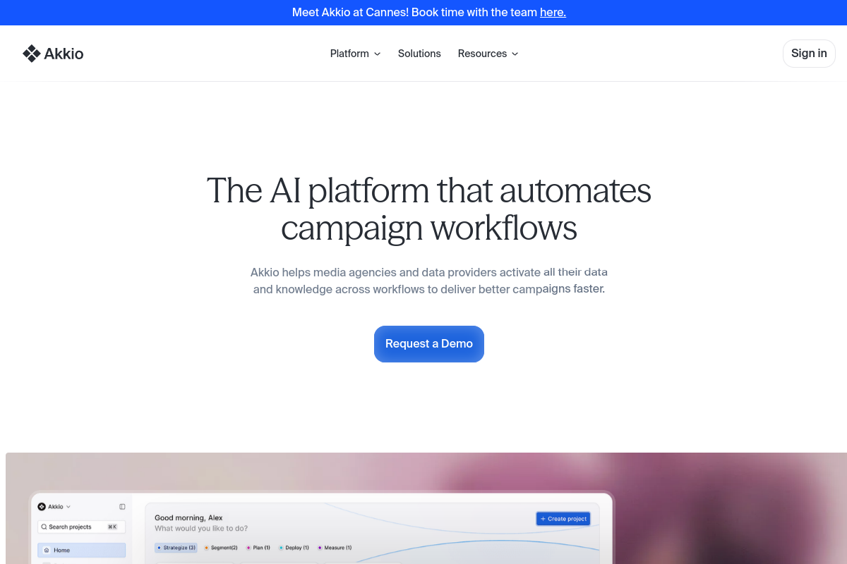 Akkio screenshot