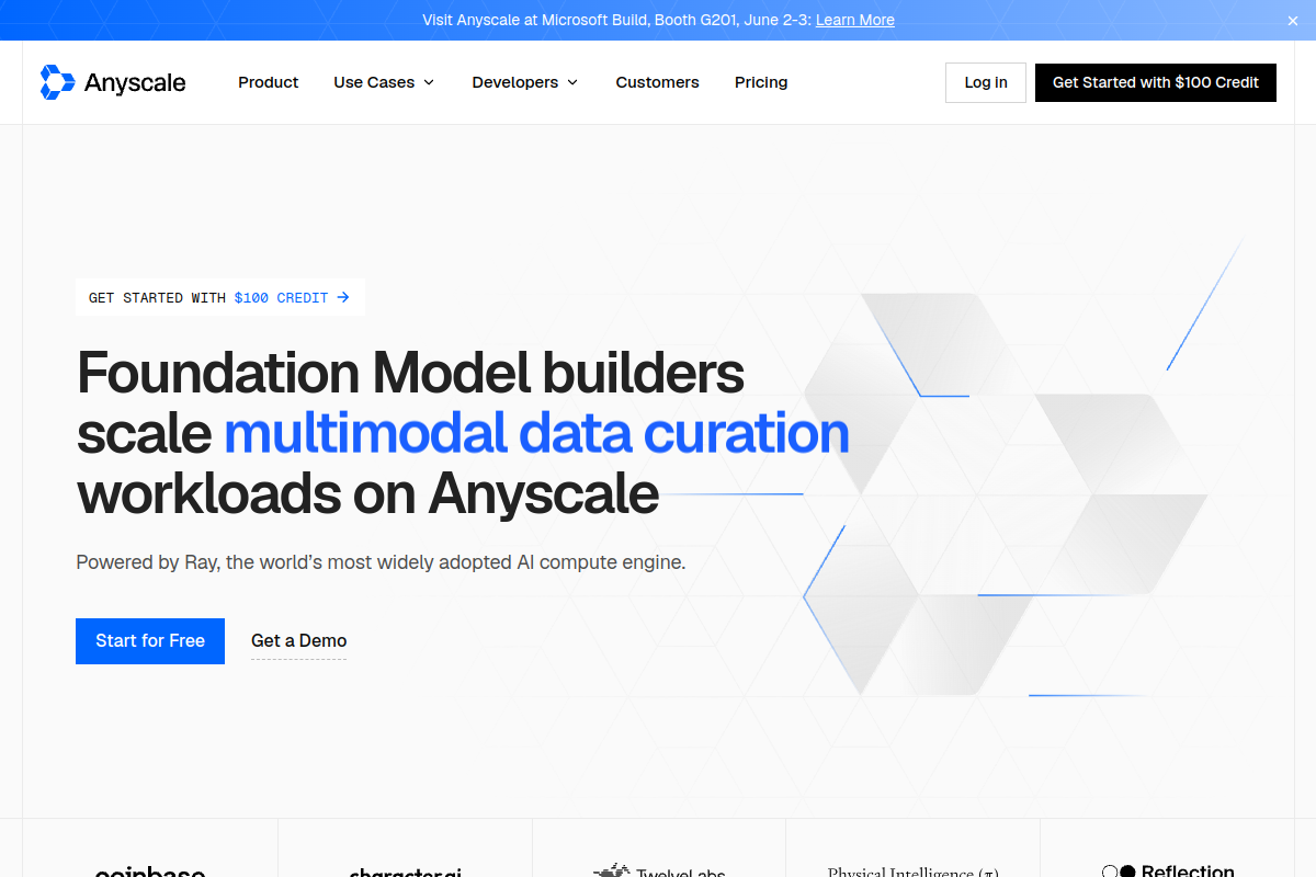 Anyscale screenshot