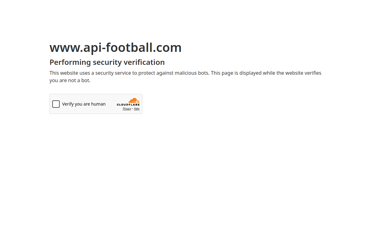API-FOOTBALL preview