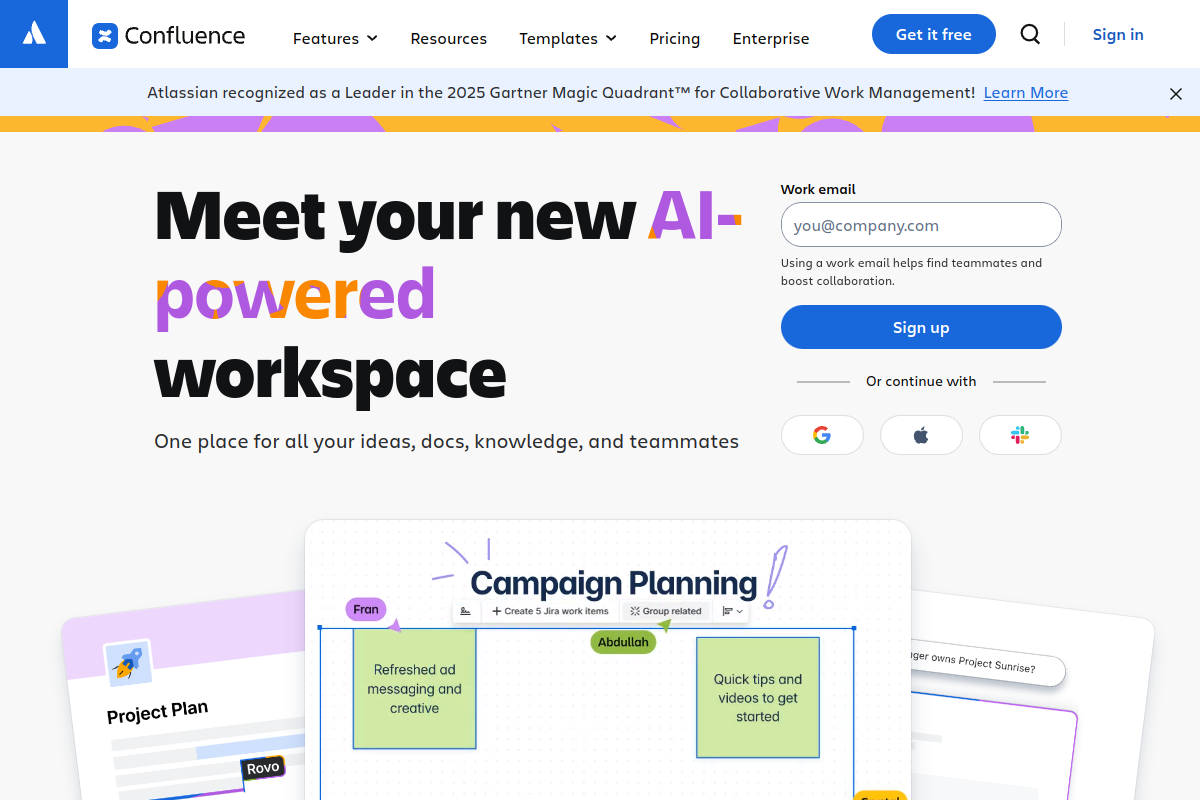 Confluence screenshot