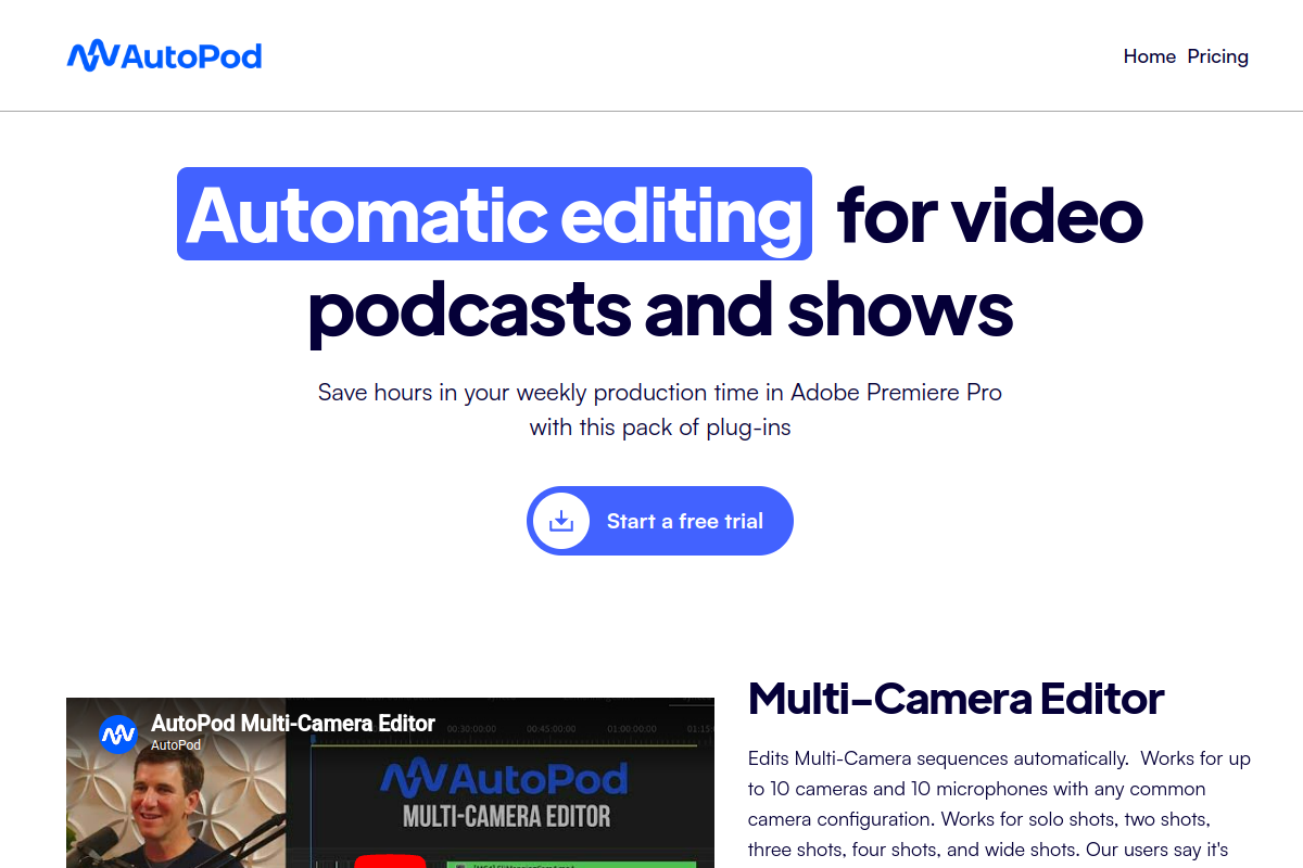 AutoPod screenshot