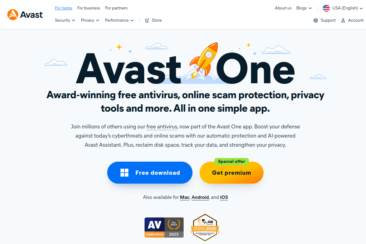 Avast screenshot