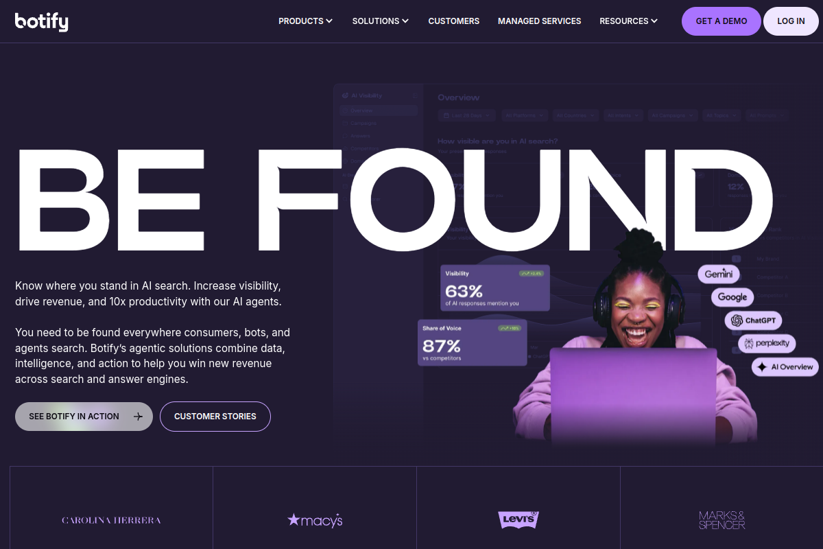 Botify screenshot
