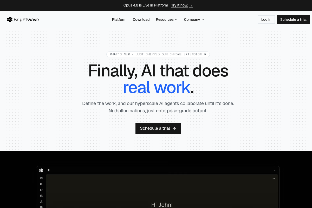 Brightwave screenshot