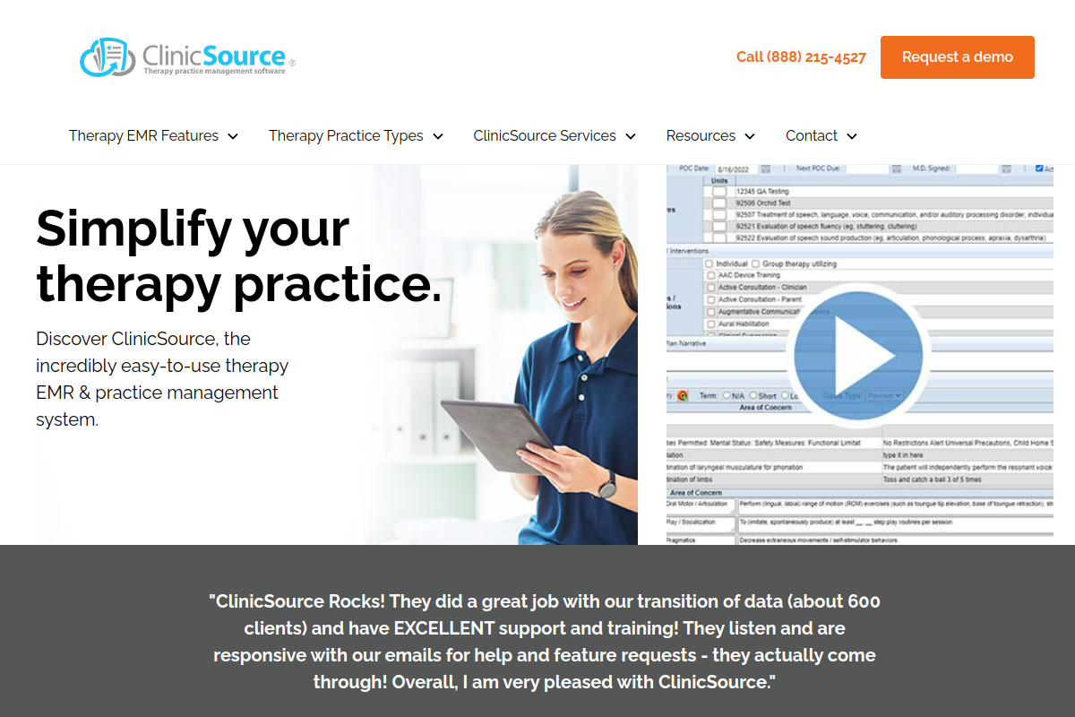 ClinicSource screenshot