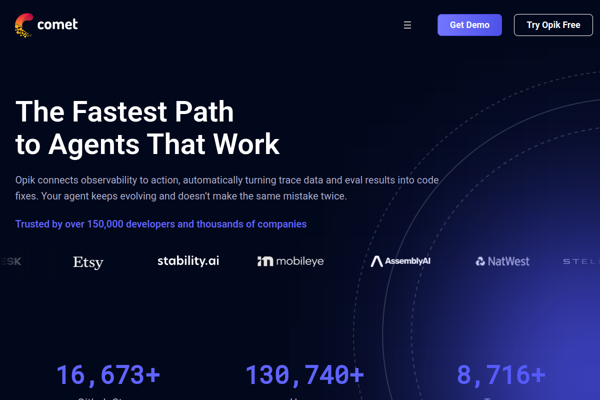 Comet screenshot
