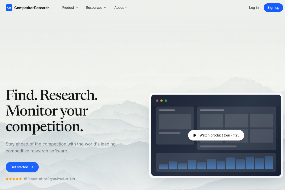 Competitor Research preview