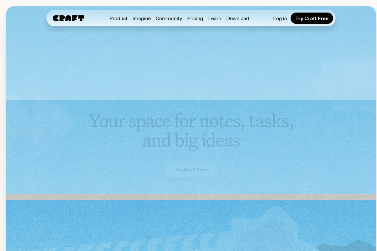 Craft screenshot