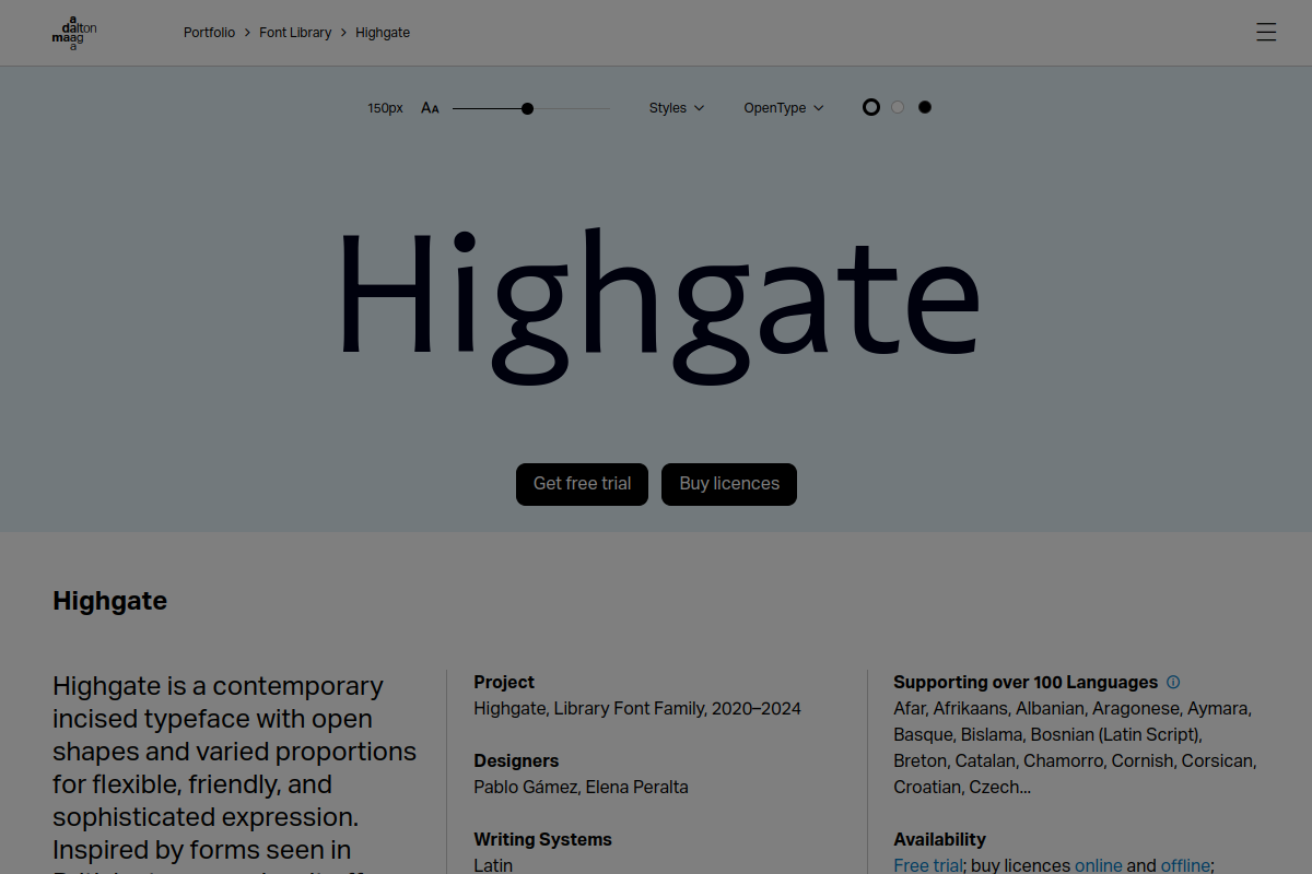 screenshot of Highgate
