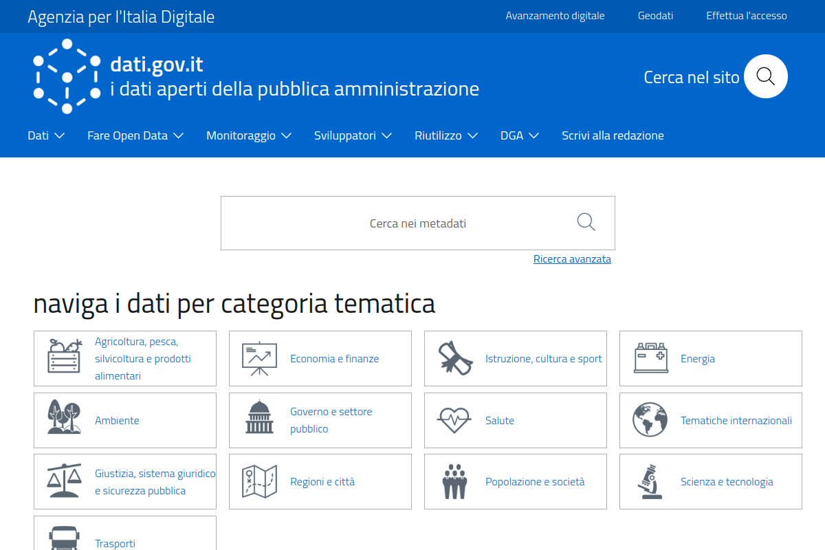 Open Government, Italy preview