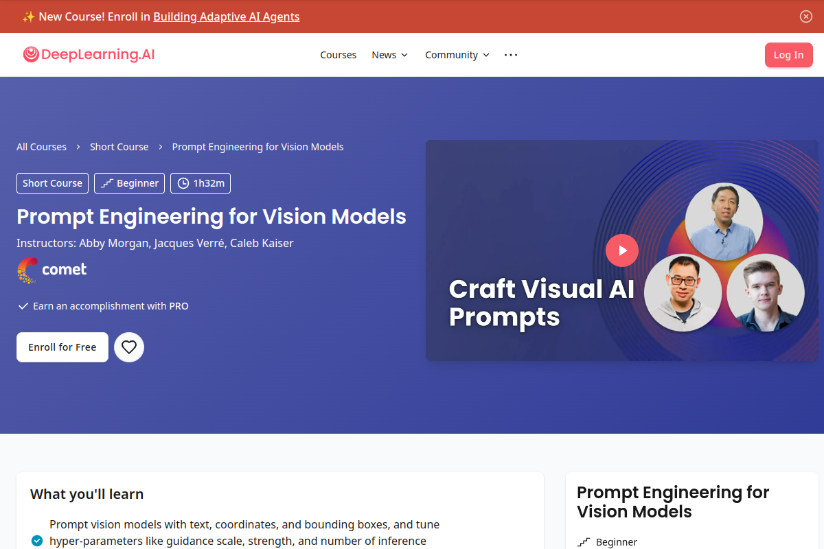 Prompt Engineering for Vision Models website screenshot 1