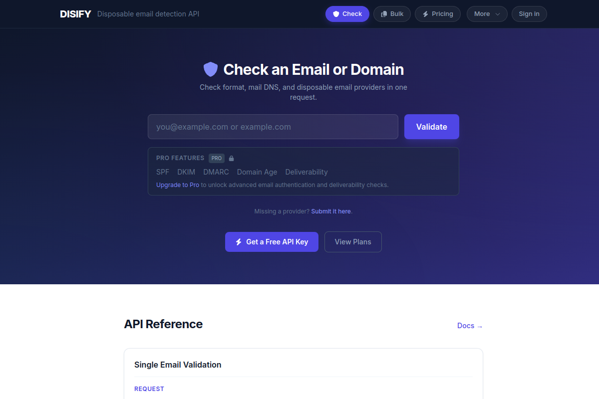 Disify preview