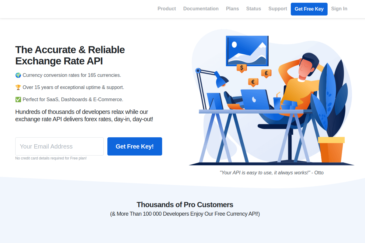 ExchangeRate-API preview
