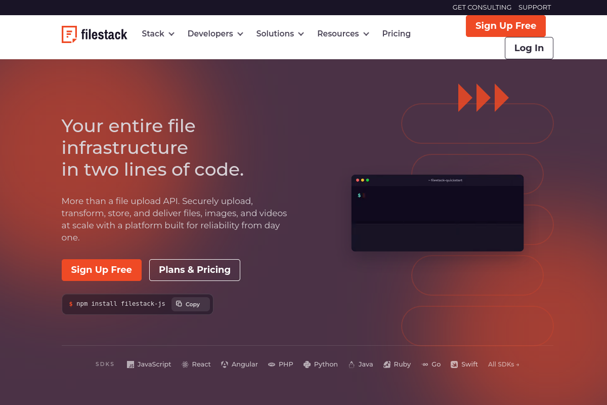Filestack preview