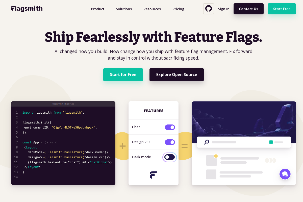 Flagsmith screenshot
