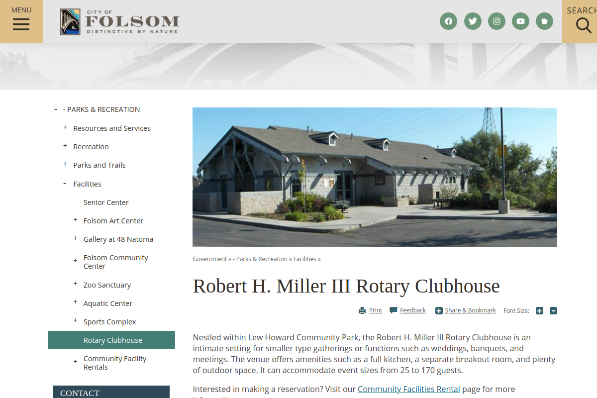 Robert H. Miller III Rotary Clubhouse