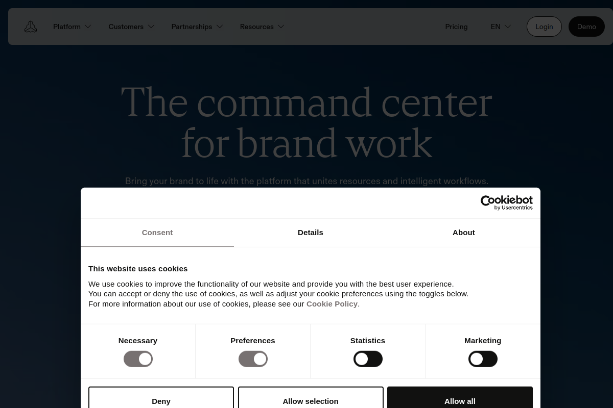 Frontify screenshot