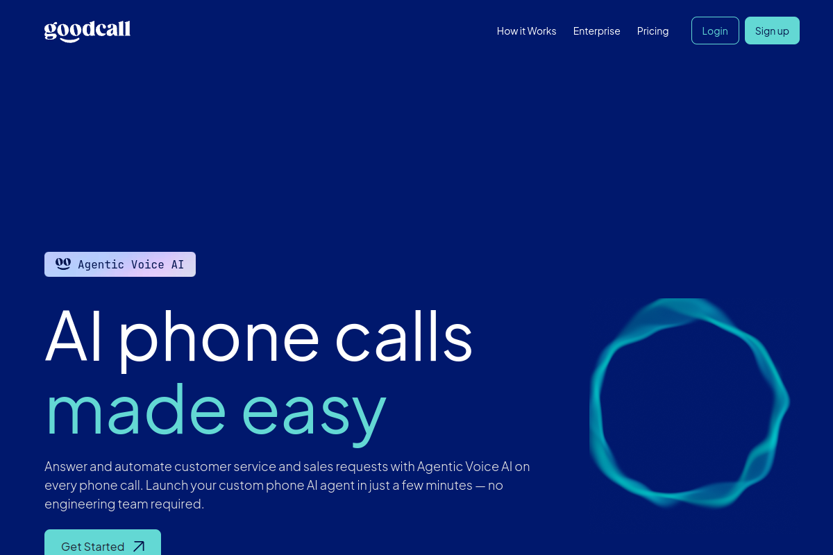 Goodcall screenshot