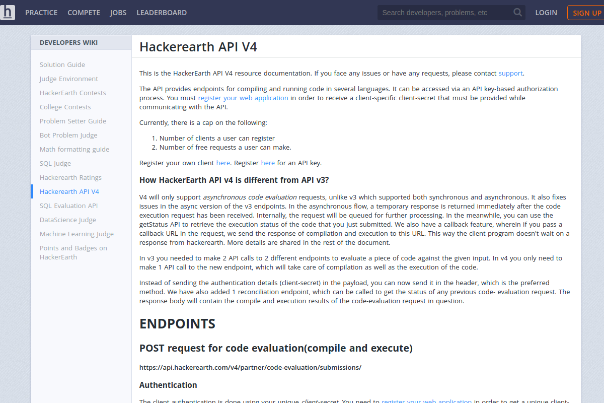 Hackerearth preview
