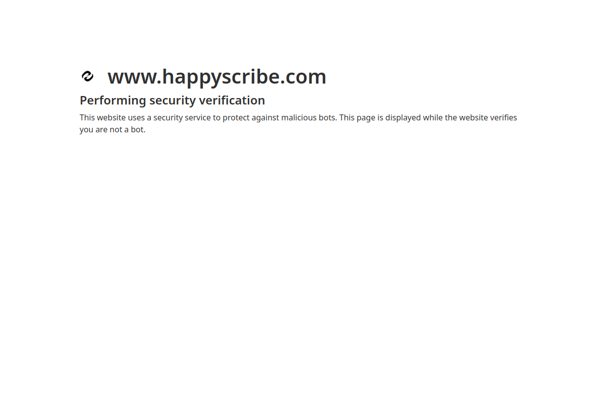 Happy Scribe screenshot