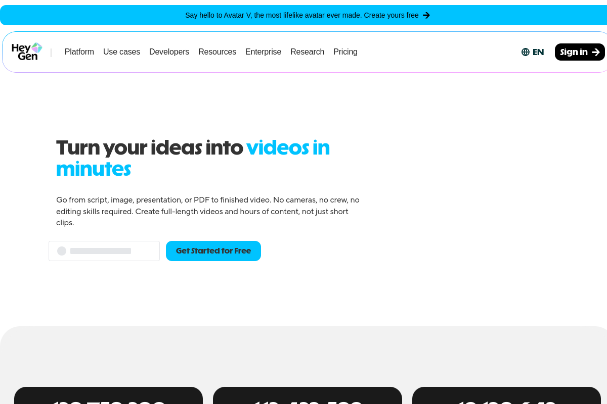 HeyGen screenshot