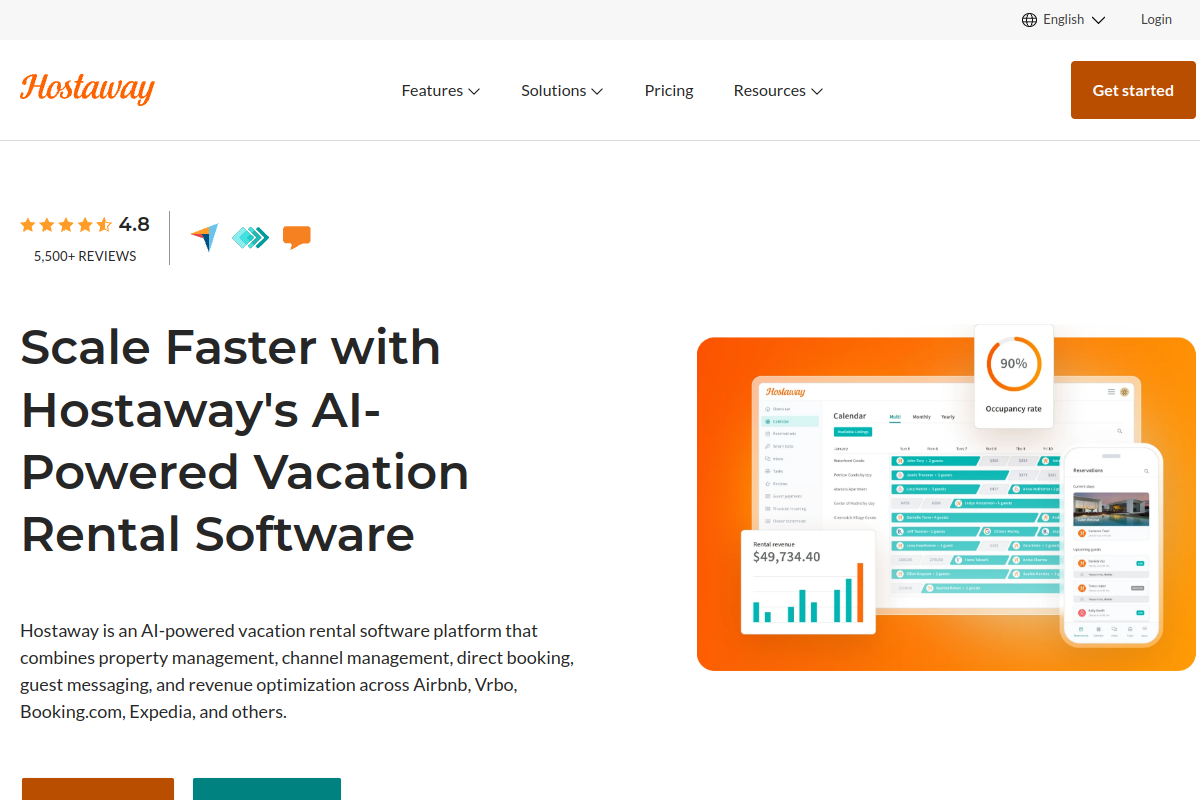 Hostaway screenshot