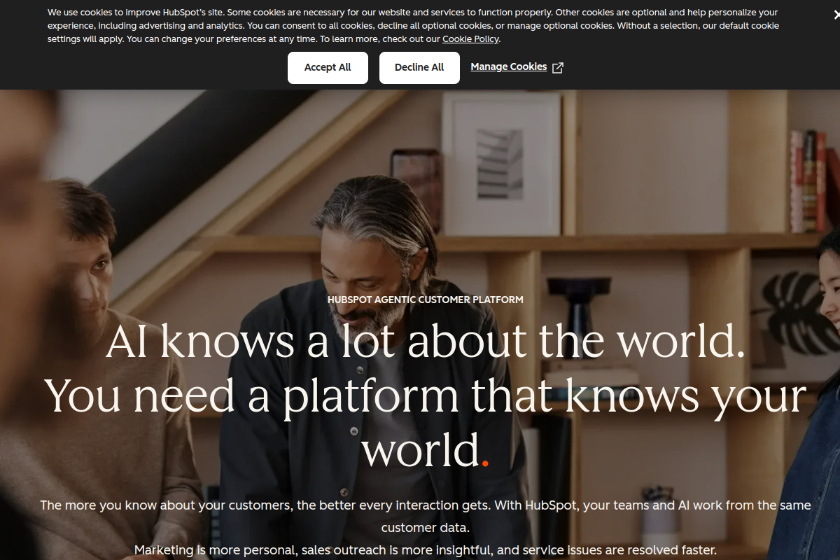 HubSpot screenshot