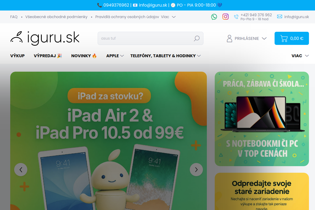 Náhľad e-shopu iguru.sk