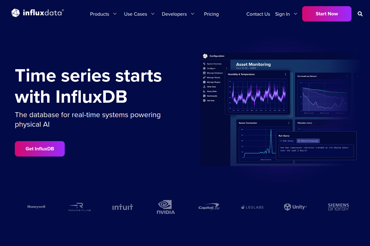 InfluxDB screenshot